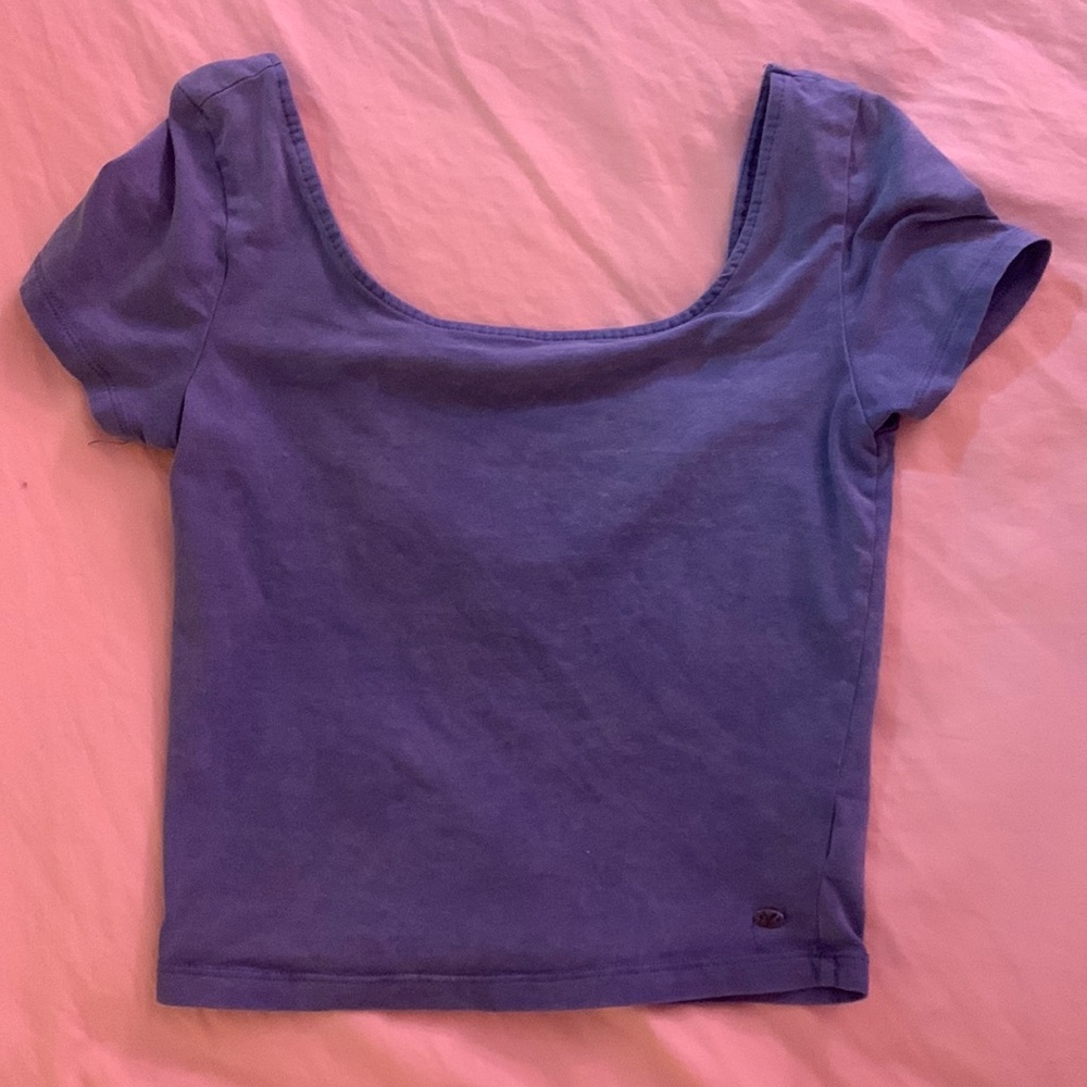 American eagle low back scoop neck crop top